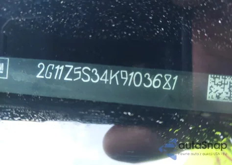 2019 Chevrolet Impala Lt из США, поврежденный, VIN 2G11Z5S34K9103681